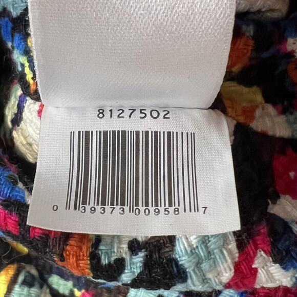 1.STATE Jacket Womens Large Tweed Zip Front Lined Textured Boho - Picture 10 of 14